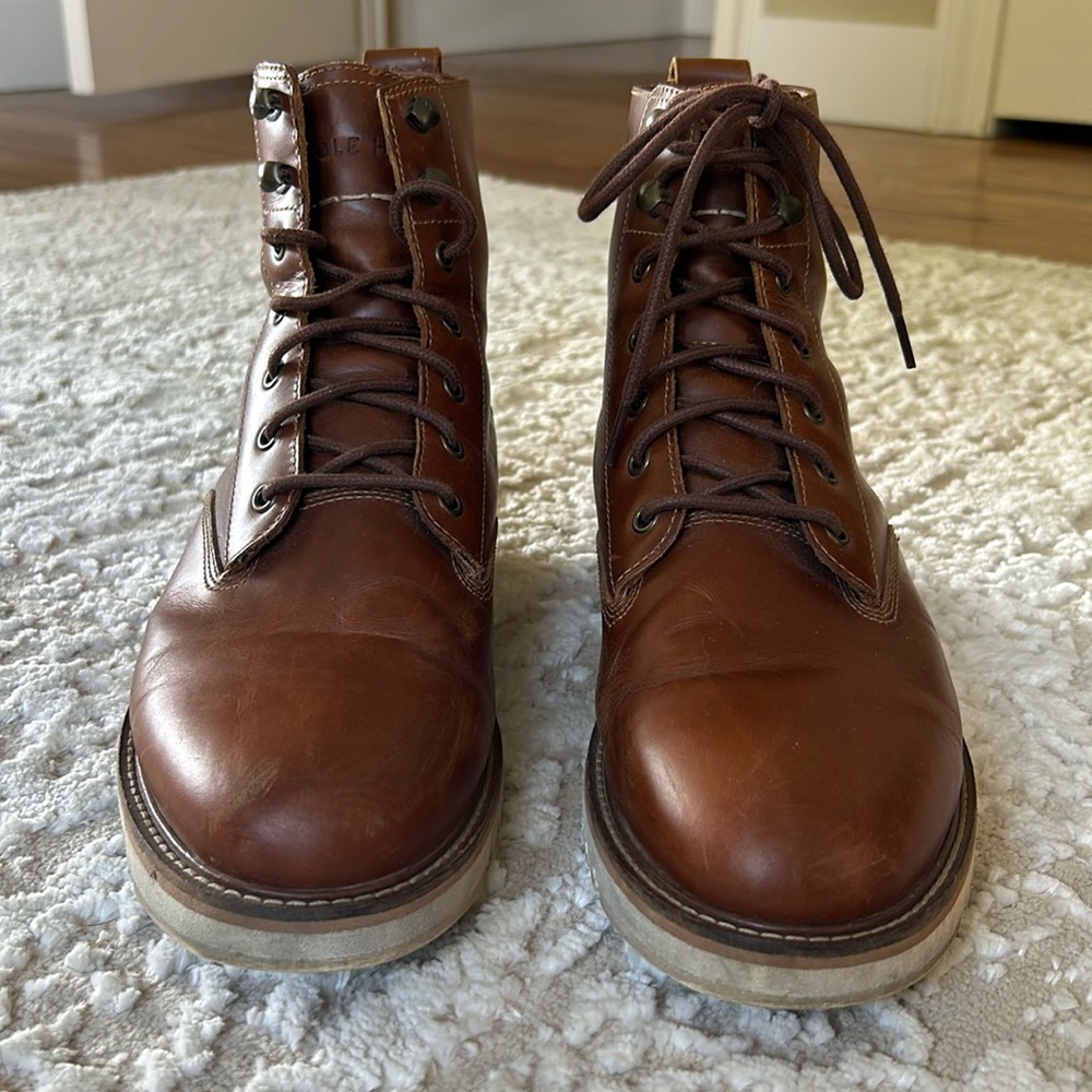 Men’s Cole Haan “Zero Grands” Ankle boots. Brown Leather. Size 10 M.